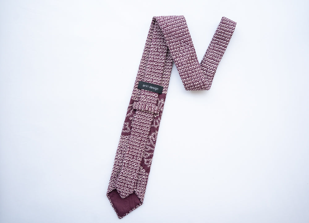 着物ネクタイ: 菊-SHIBORI