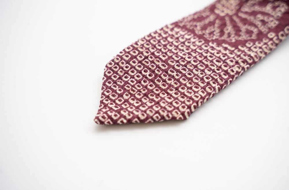 着物ネクタイ: 菊-SHIBORI