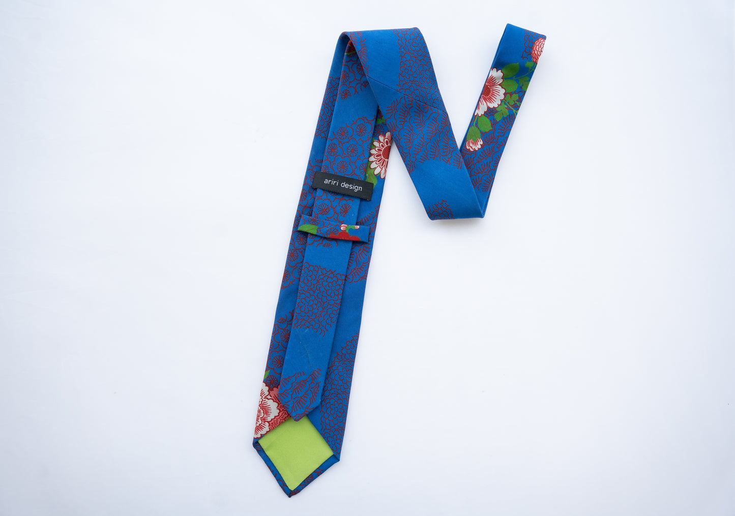 Kimono Tie Navy Bright Floral