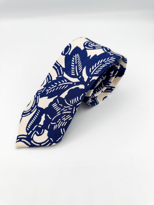 Kimono Tie Indigo Katazome
