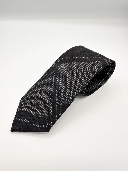 Kimono Tie Woven Contrast
