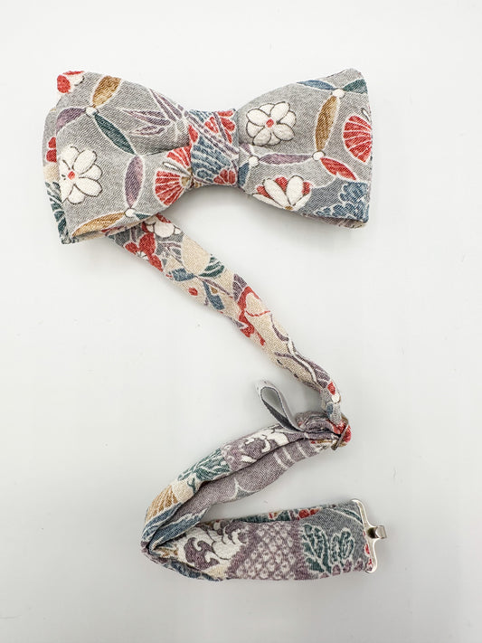 Kimono Bow Tie: Temple Flowers